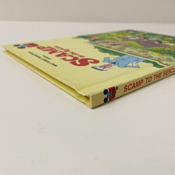Vtg 1980 Walt Disney Scamp to the Rescue Hardcover Book - Picture 7 of 16